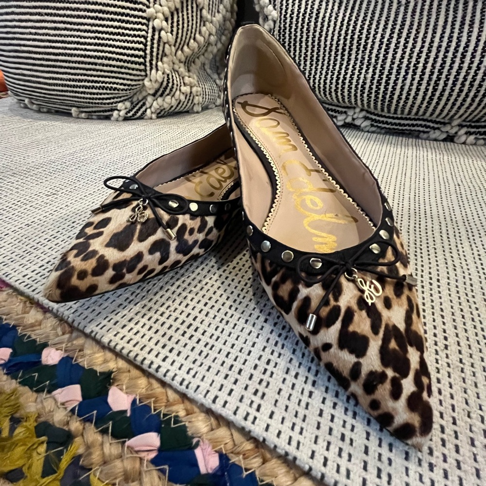 Sam Edelman Animal Print Flats
